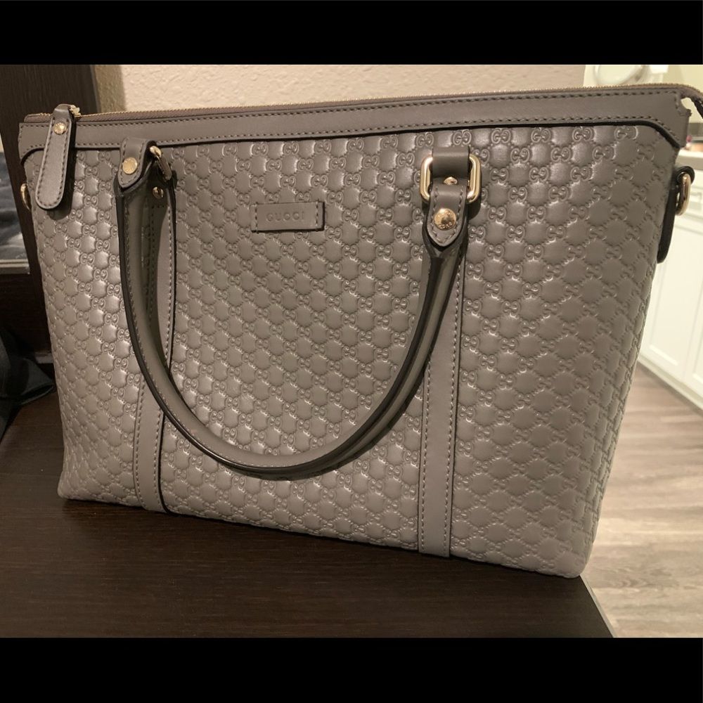 Gucci microguccissima leather satchel